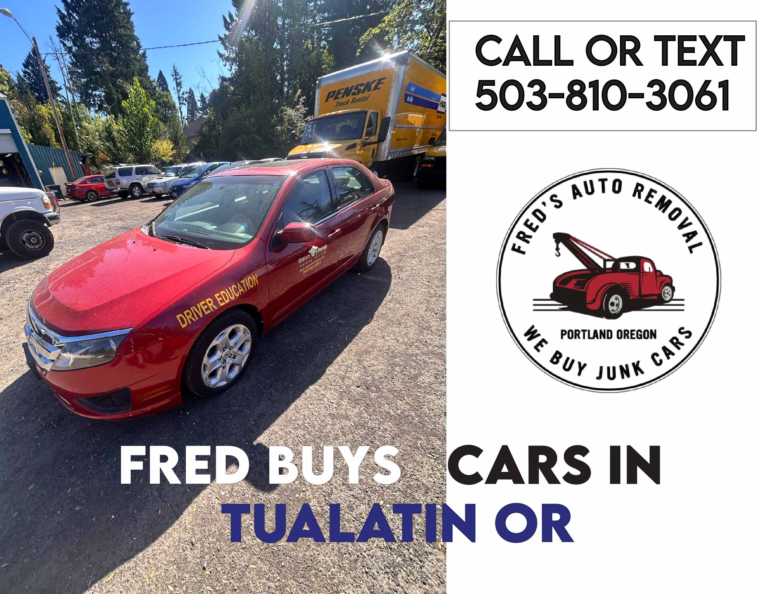 Cash for junk Cars Tualatin OR