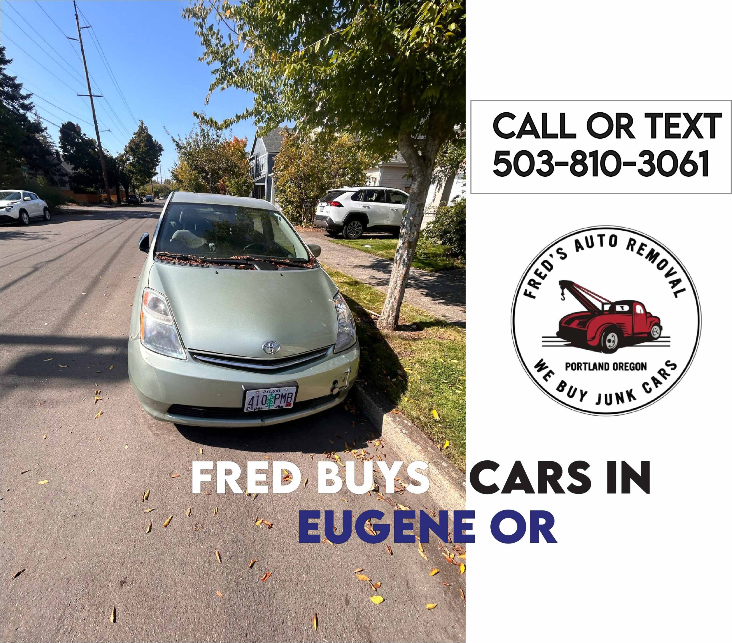 cash for junk cars in Eugene OR​