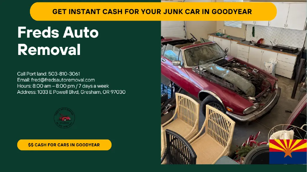 Cash for Cars Goodyear Sell my car.