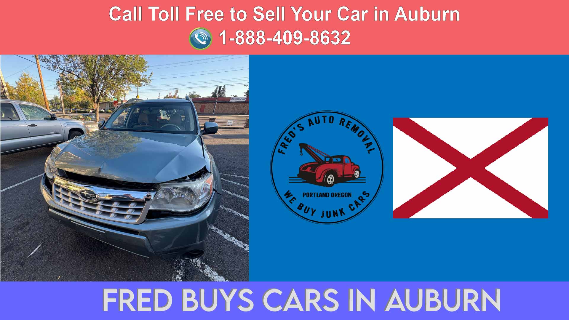 Cash for Cars Auburn- Freds Auto Removal