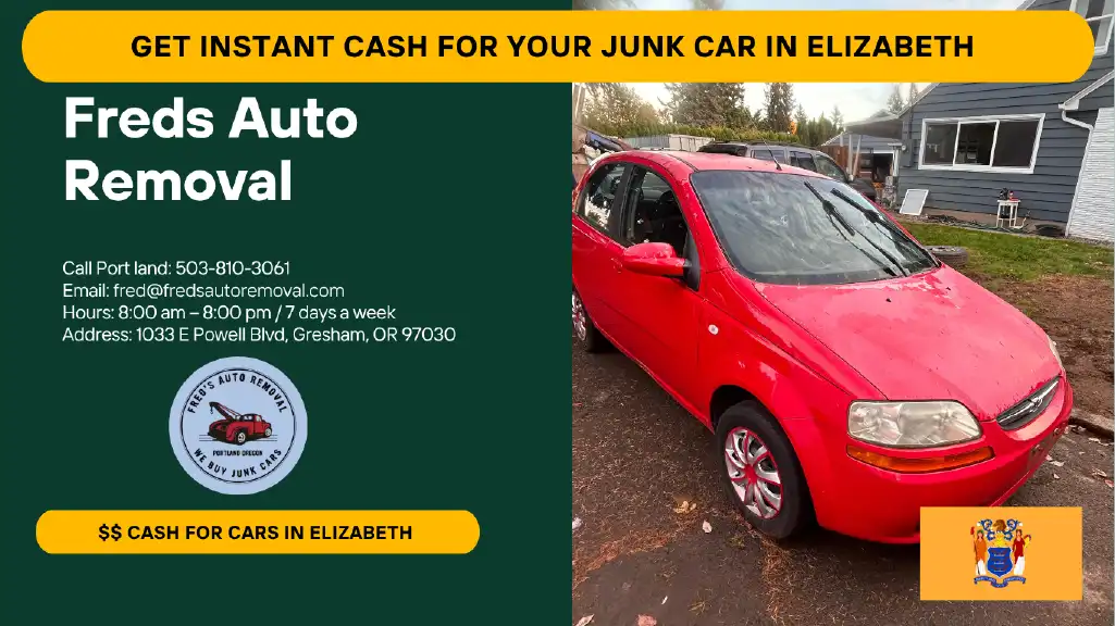 Cash for cars Elizabeth sell my junk car