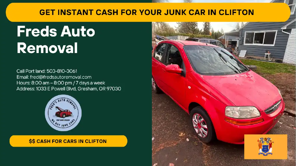 cash for cars clifton sell my junk car