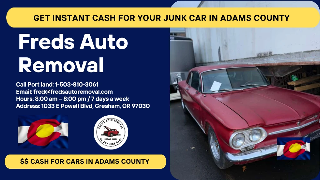 Adams County sell my car