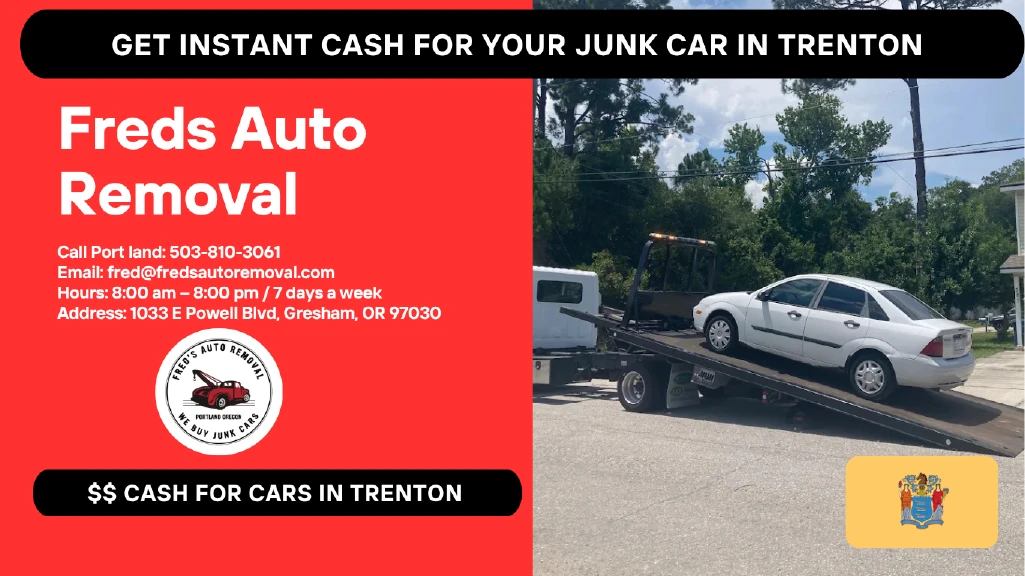 Cash for junk car Trenton sell my car