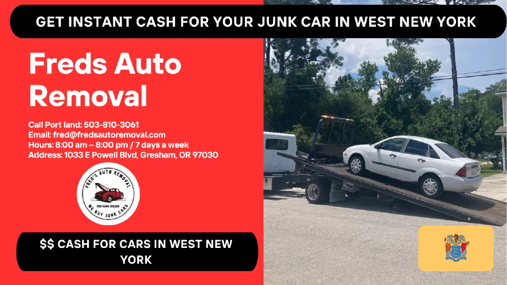 Cash for junk car West New York sell my car