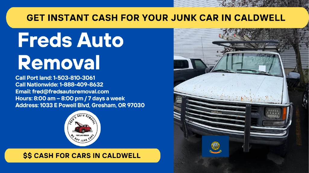 Cash for junk cars Caldwell sell my car