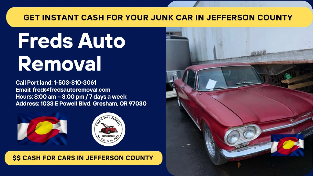 Jefferson County sell my car