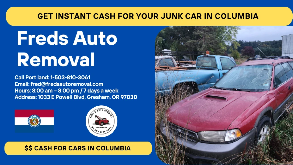 cash for cars Columbia sell my car