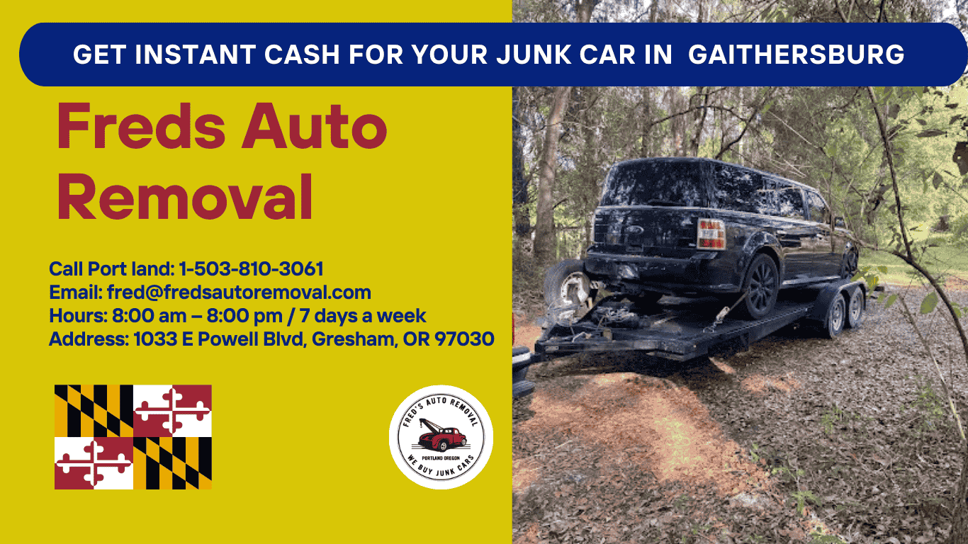 cash for cars Gaithersburg sell my car
