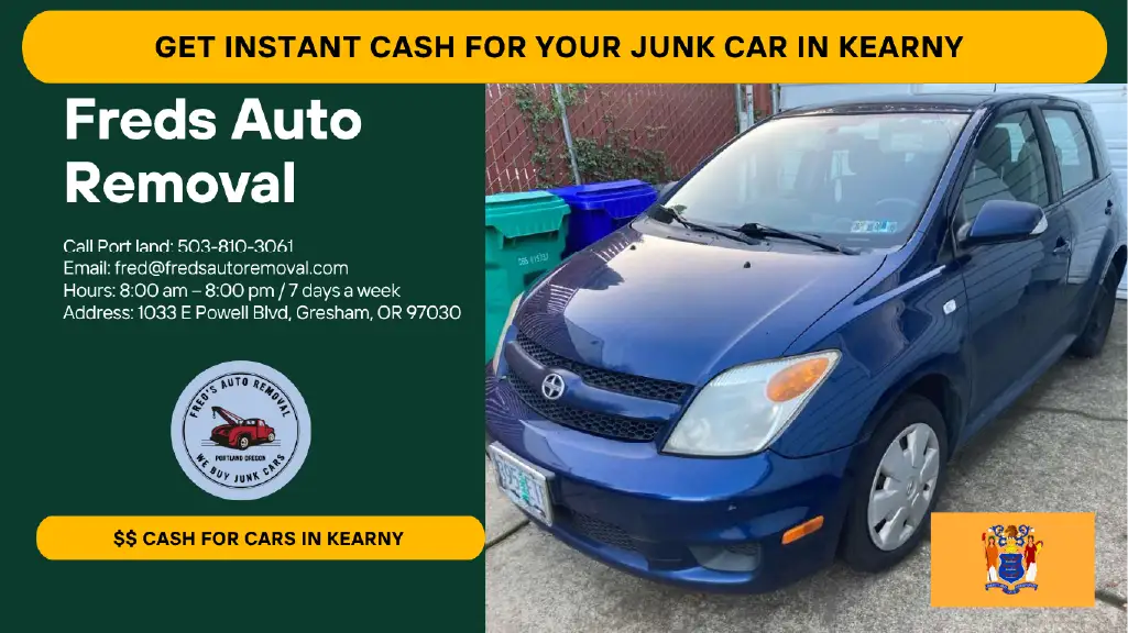 cash for cars Kearny sell my car