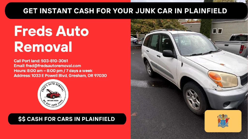 cash for cars Plainfield sell my car