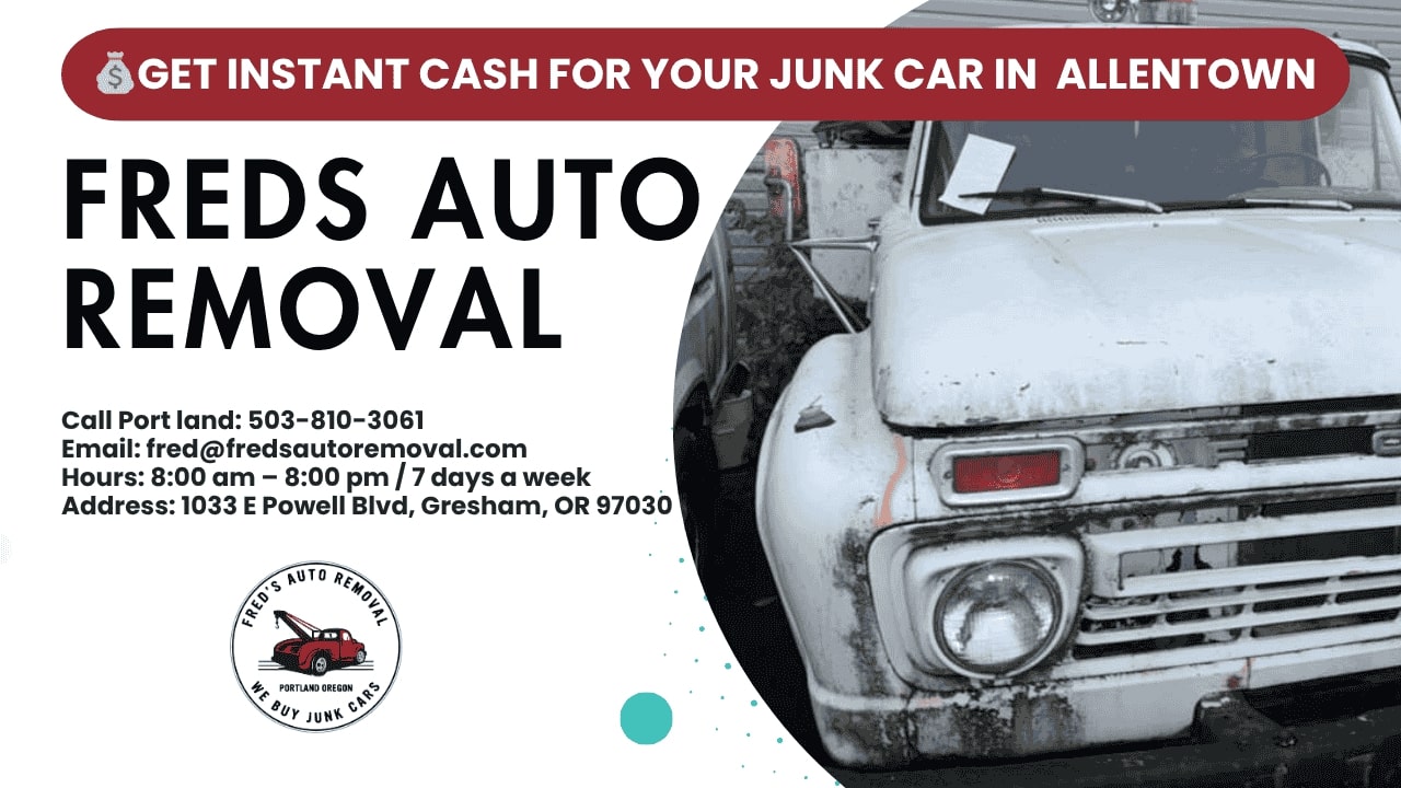 cash for junk cars Allentown sell my car