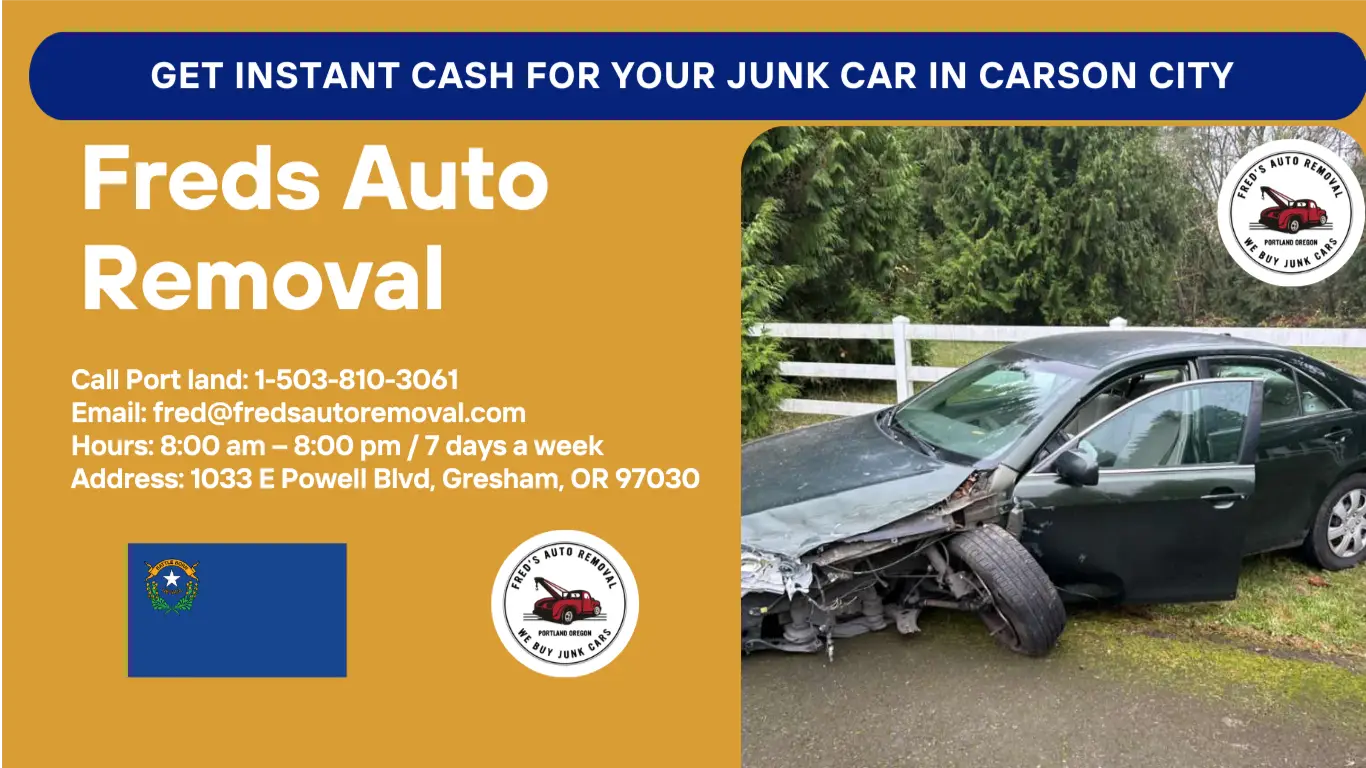 cash for junk cars Carson City sell my car