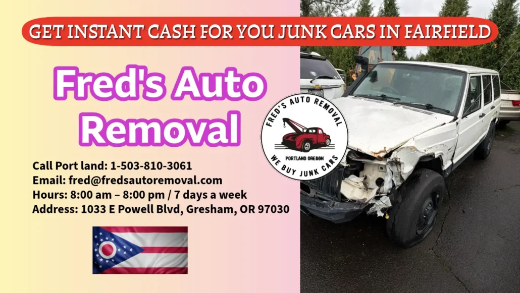 Cash for junk Cars Fairfield sell my car