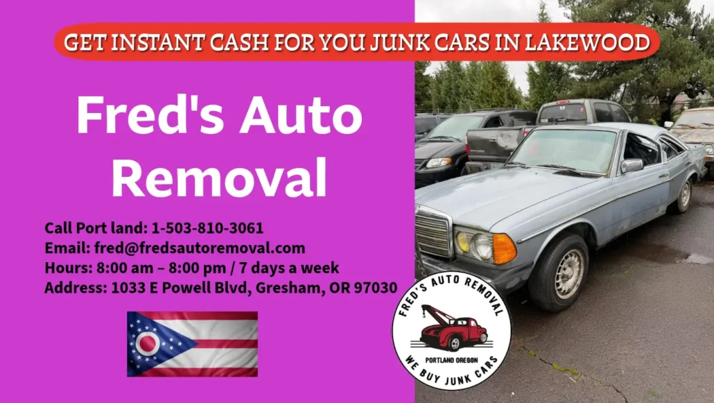 Cash for junk Cars Lakewood