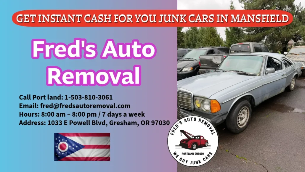 Cash for junk Cars Mansfield