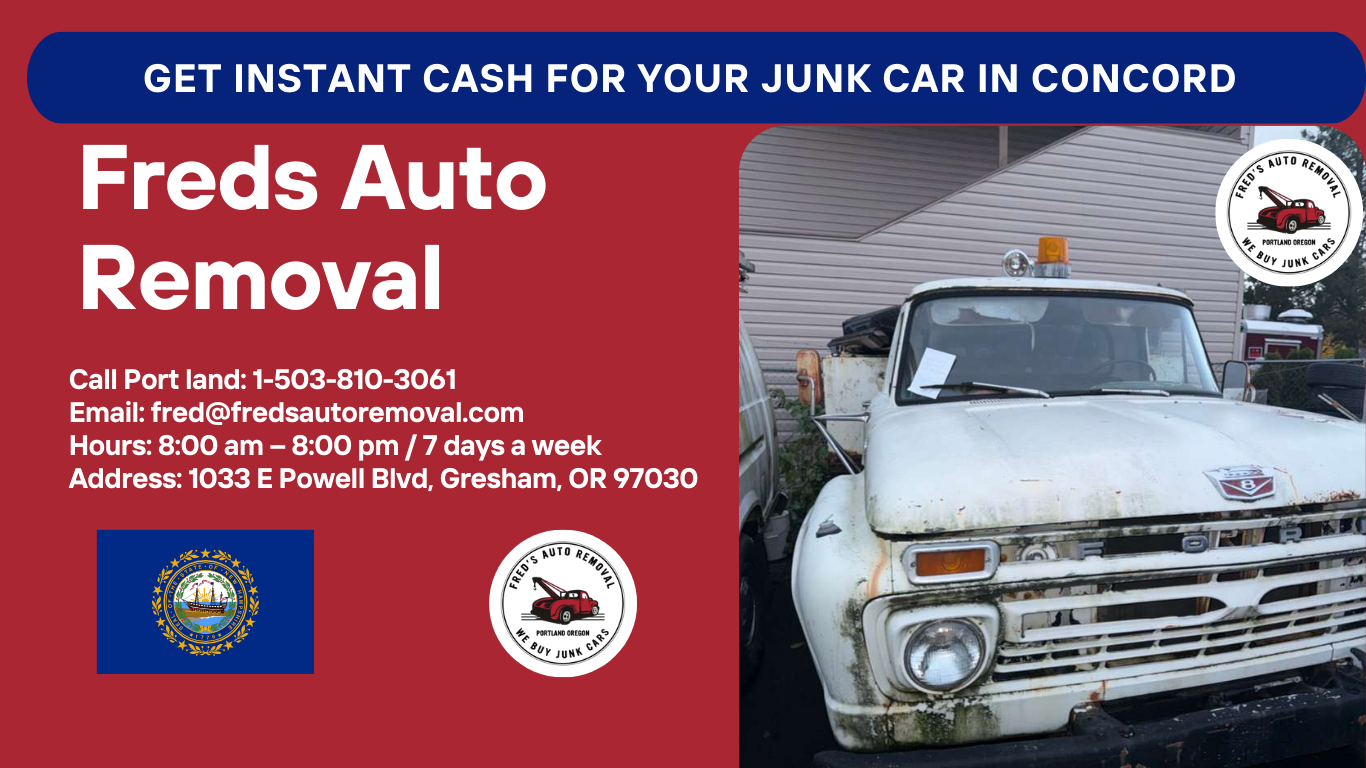 Cash for junk cars Concord sell my car