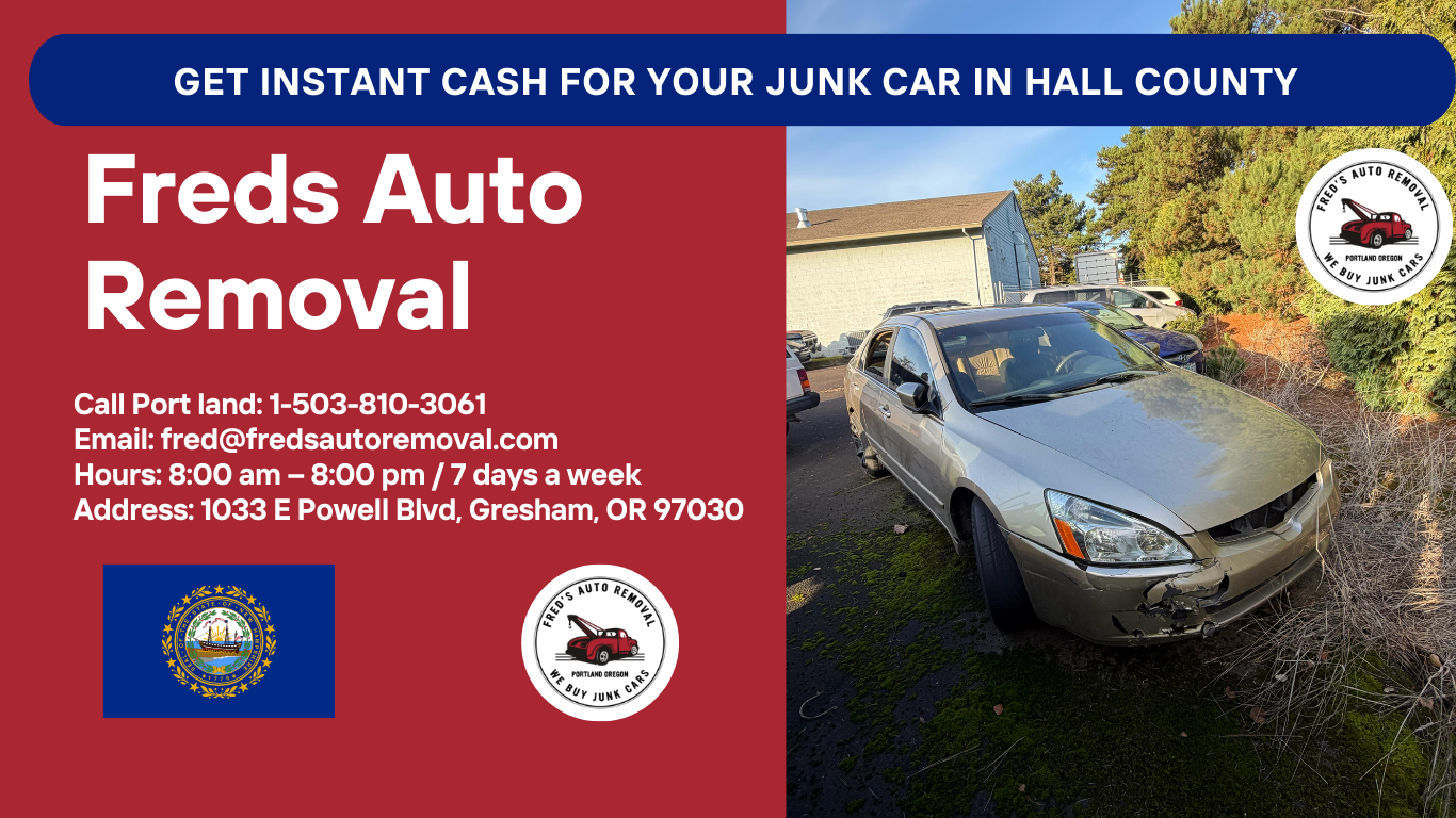 Hall County cash for junk cars
