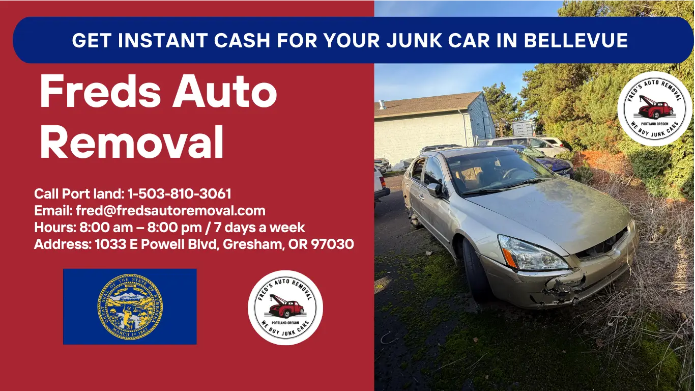 cash for junk cars Bellevue sell my car