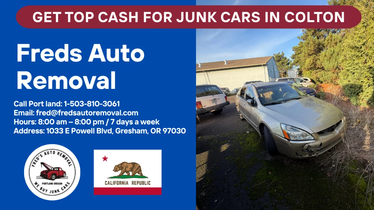 cash for junk cars Colton