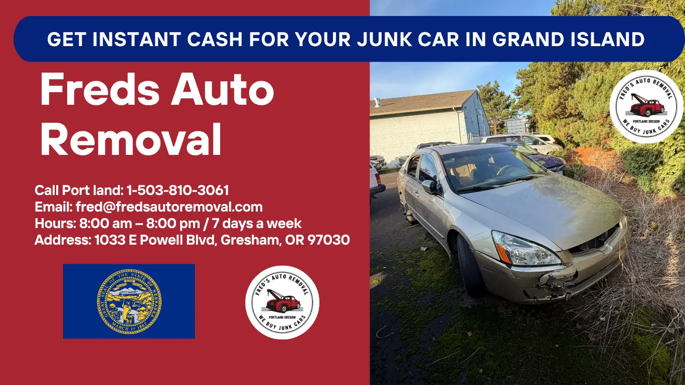 cash for junk cars Grand Island sell my car