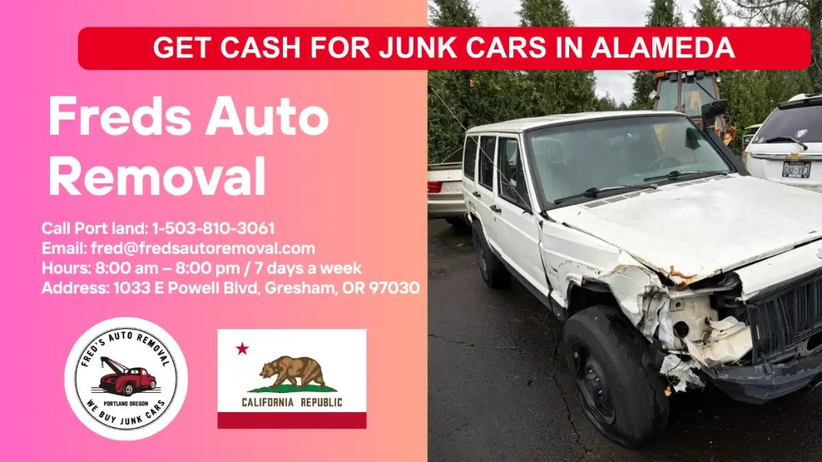 cash for junk cars in Alameda sell my car