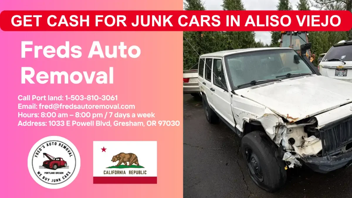cash for junk cars in Aliso Viejo sell my car