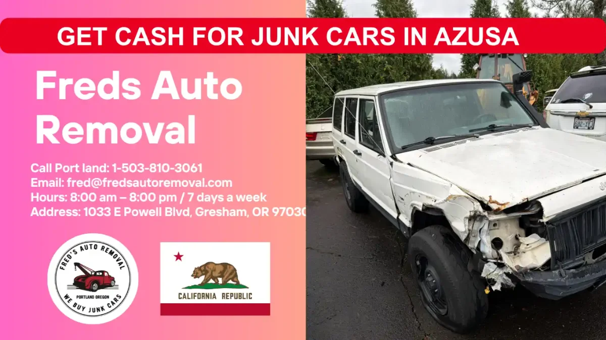 cash for junk cars in Azusa sell my car