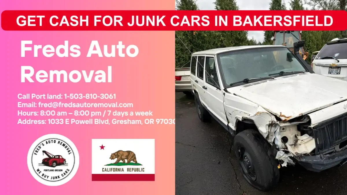 cash for junk cars in Bakersfield sell my car