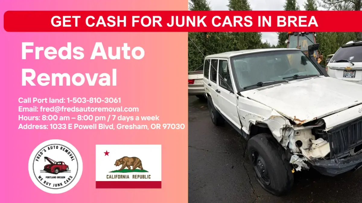 cash for junk cars in Brea sell my car