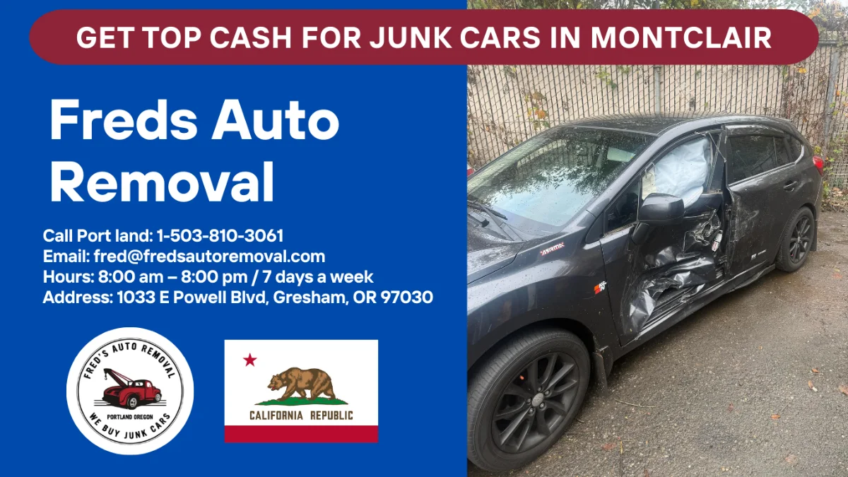 Cash for junk cars Montclair