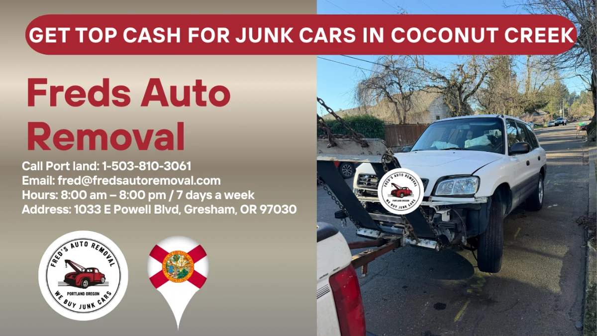 Cash for junk cars in Coconut Creek