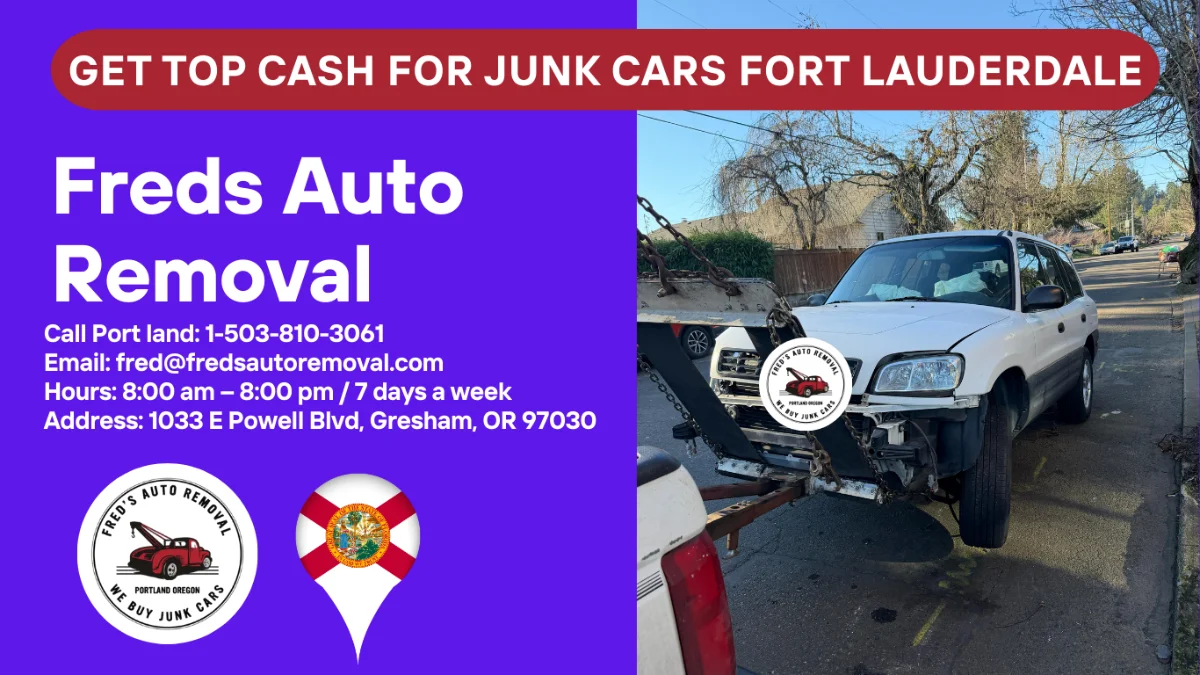 Cash for junk cars in Fort Lauderdale