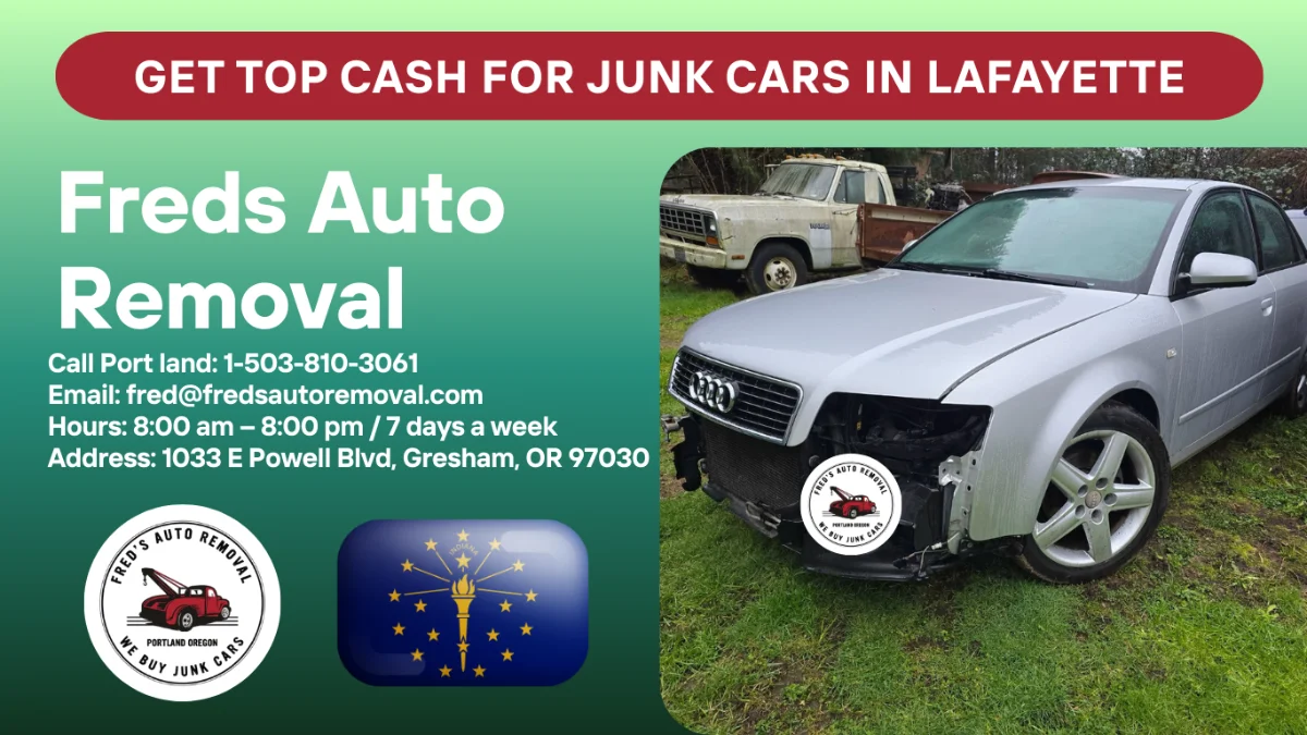 Cash for junk cars in Lafayette