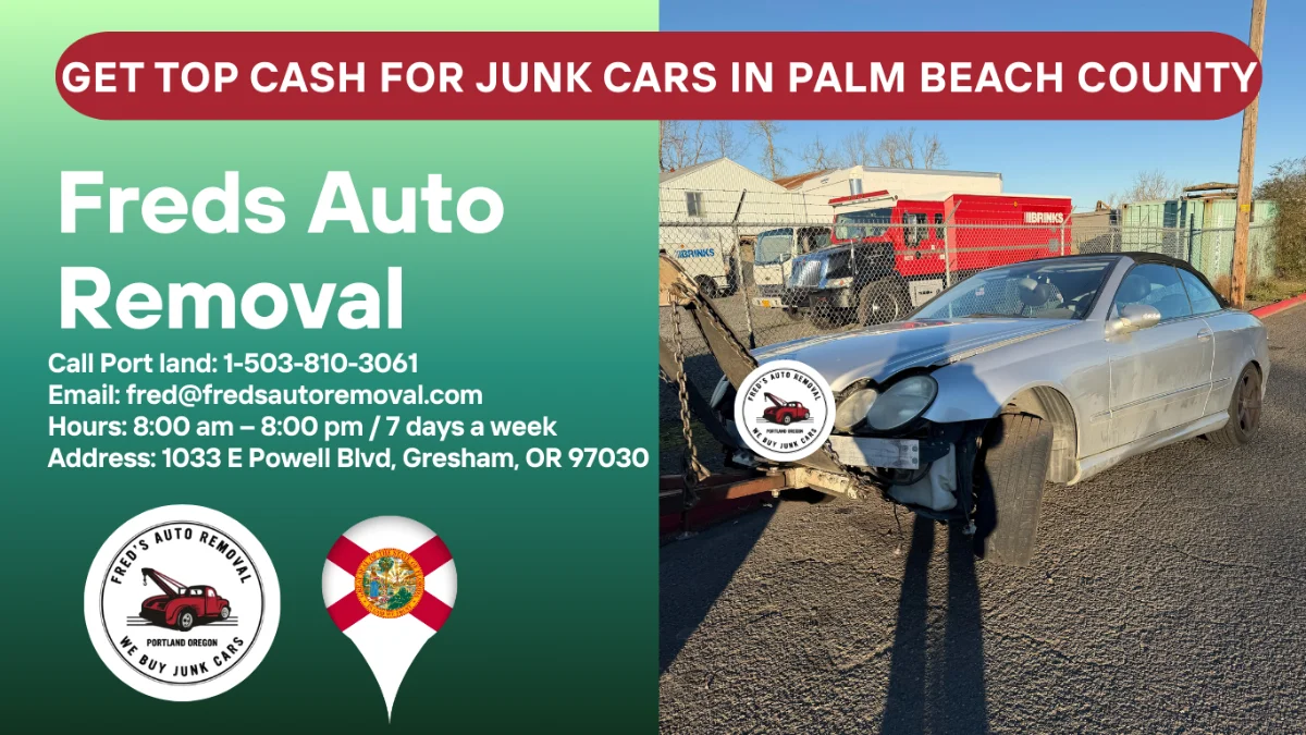 Cash for junk cars in Palm Beach County