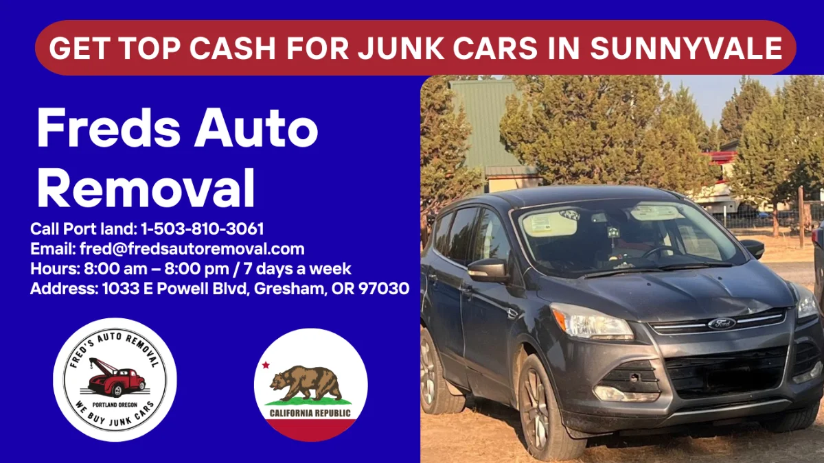 Cash for junk cars in Sunnyvale