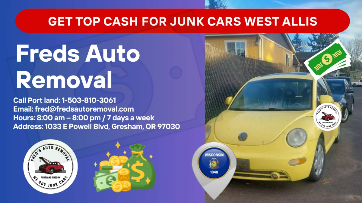 Cash for junk cars in West Allis