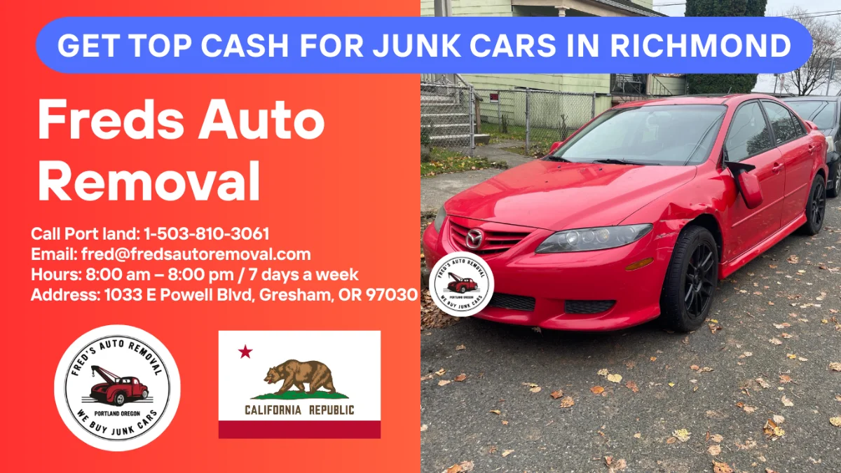 Cash for junk cars Richmond