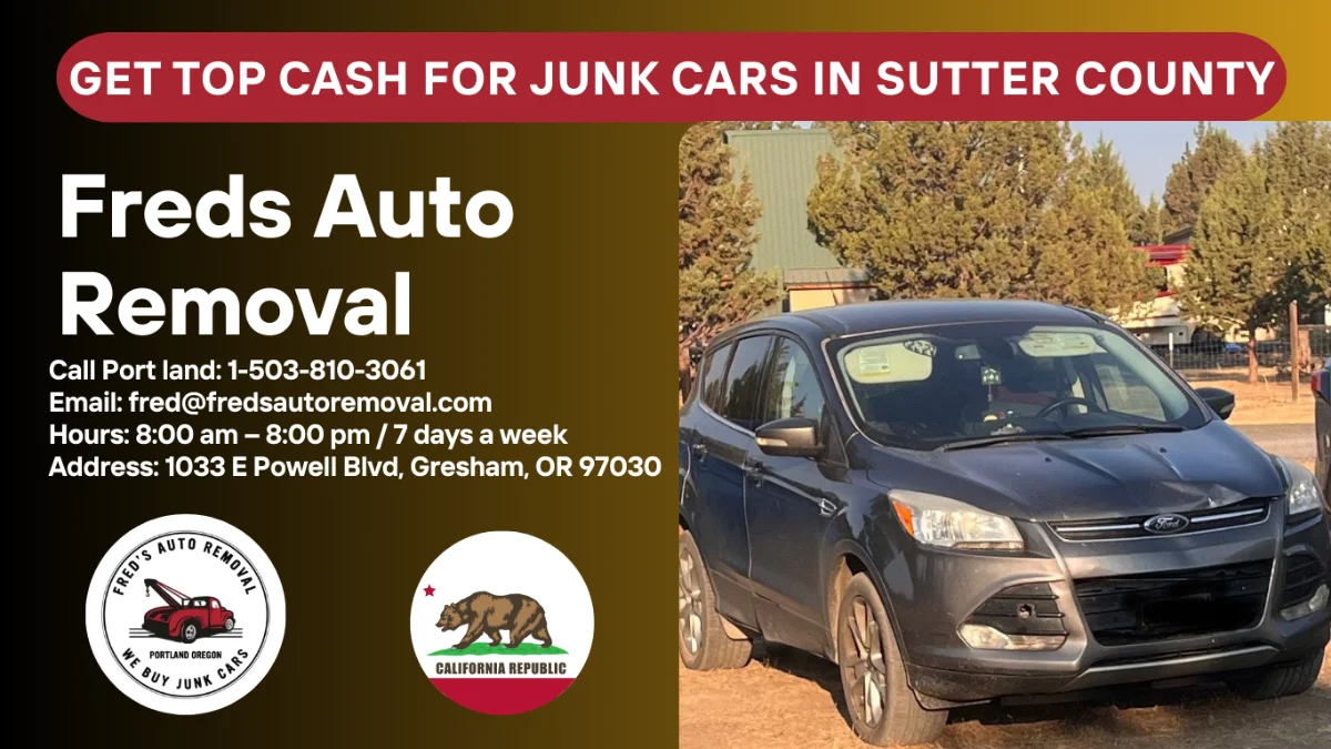 cash for junk cars Sutter county