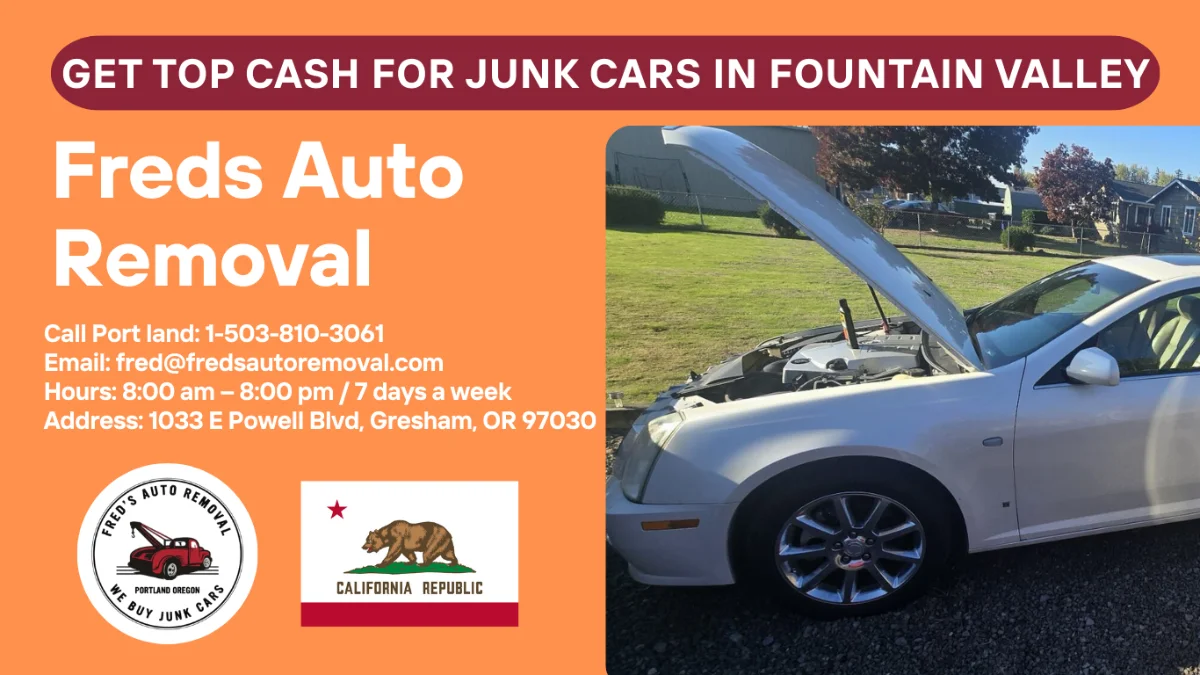 cash for junk cars Fountain Valley