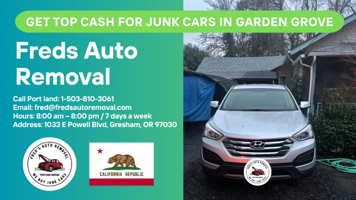 cash for junk cars Garden Grove