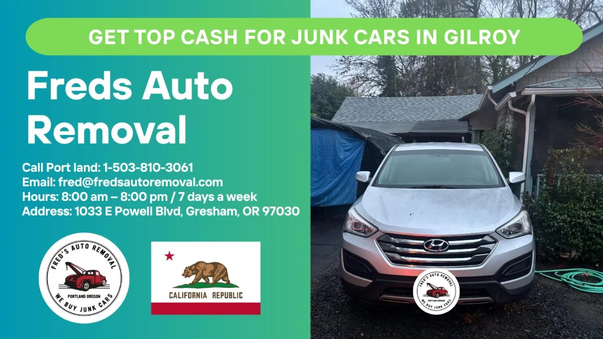 cash for junk cars Gilroy