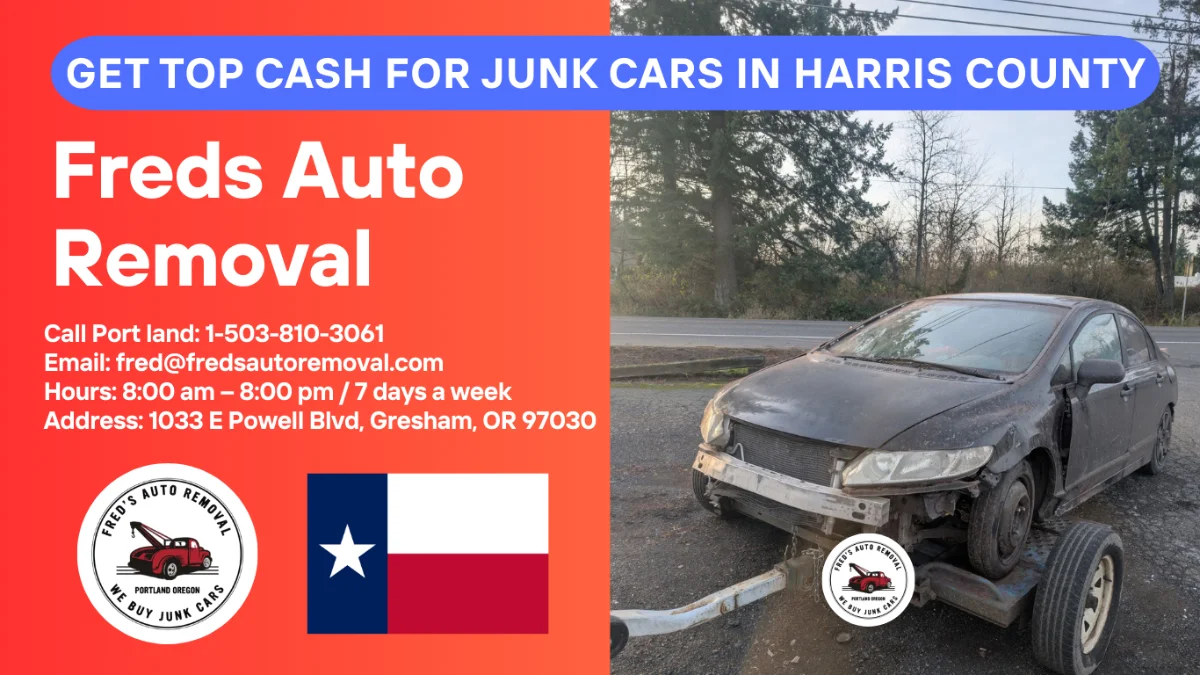 cash for junk cars Harris County sell my car