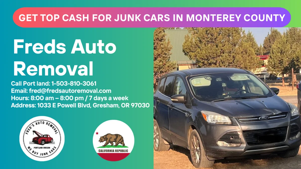 cash for junk cars Monterey County