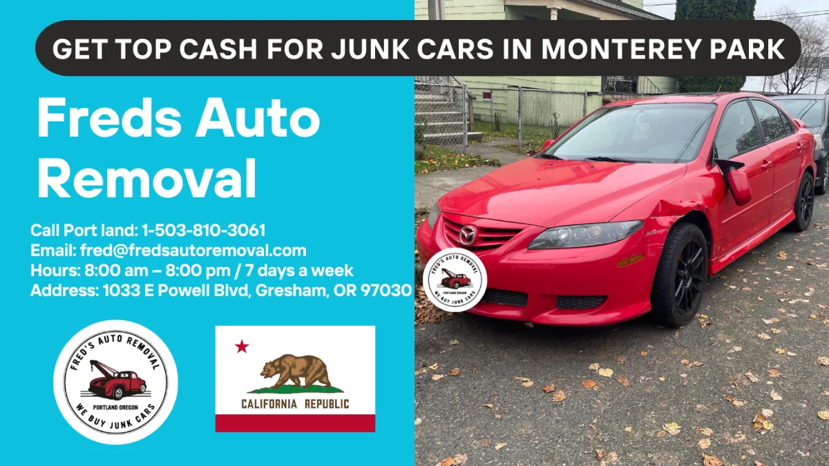 cash for junk cars Monterey Park