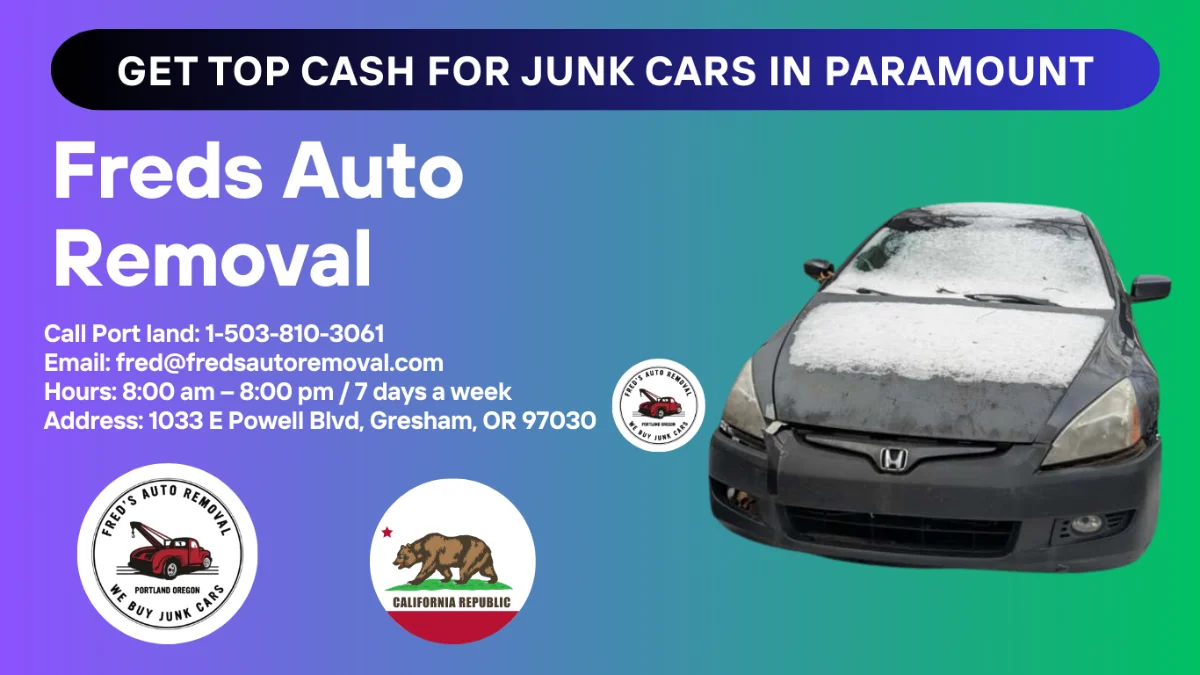 cash for junk cars Paramount