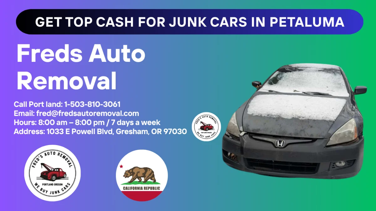 cash for junk cars Petaluma