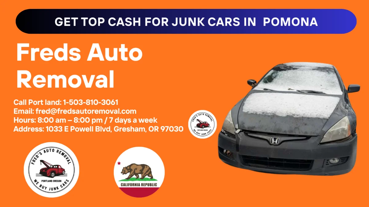 cash for junk cars Pomona
