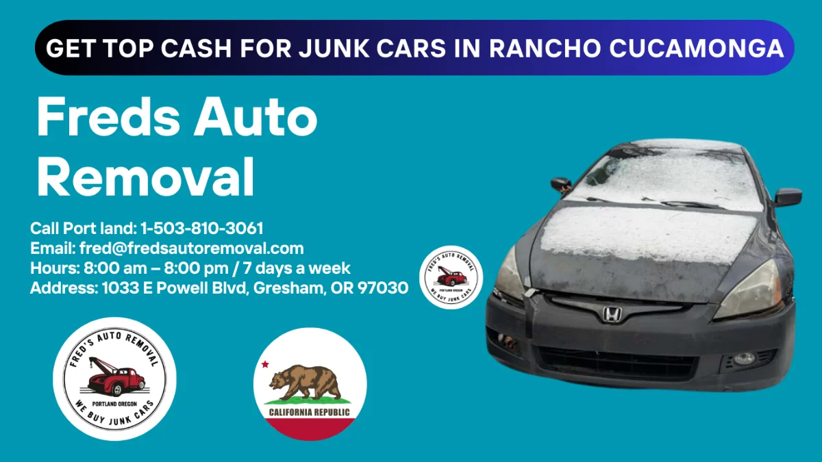 cash for junk cars Rancho Cucamonga