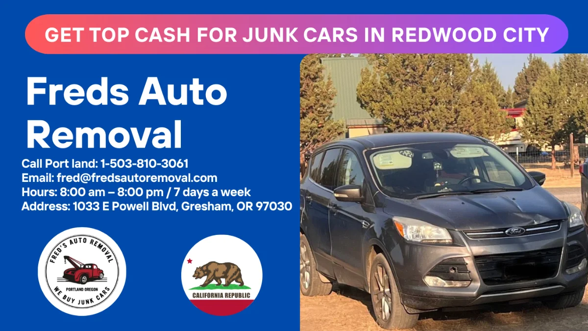 cash for junk cars Redwood City